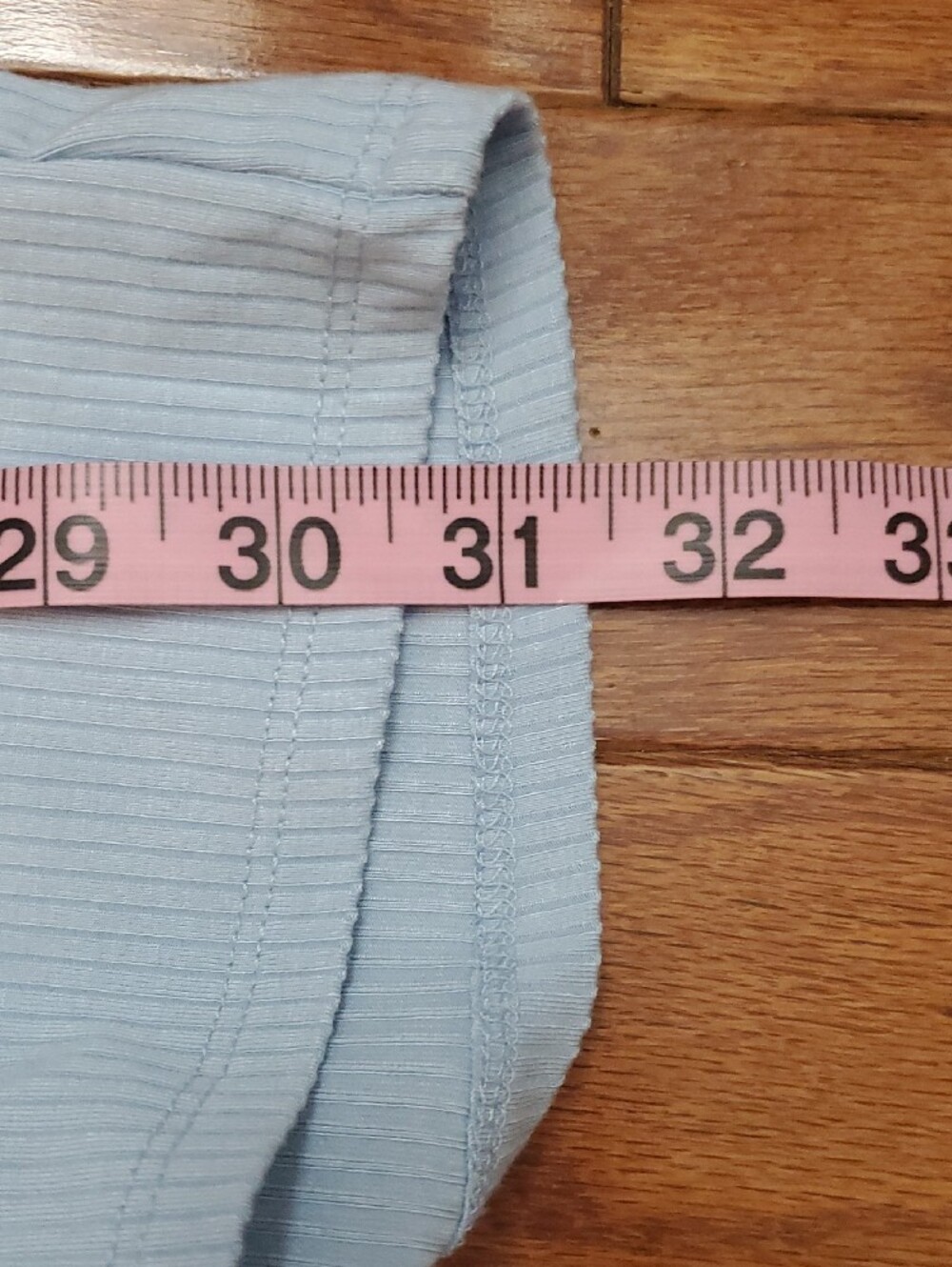 Love Tree Romper Ribbed Light Blue Size Large - Picture 4 of 9